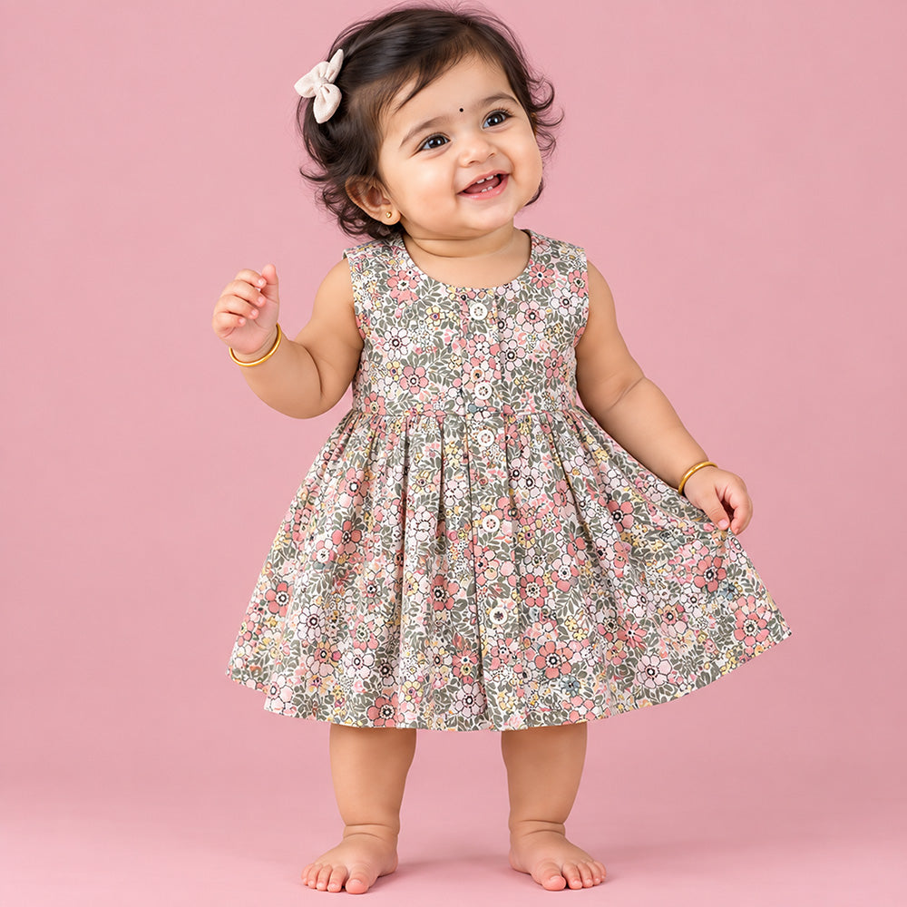 Sage Green Vintage Floral