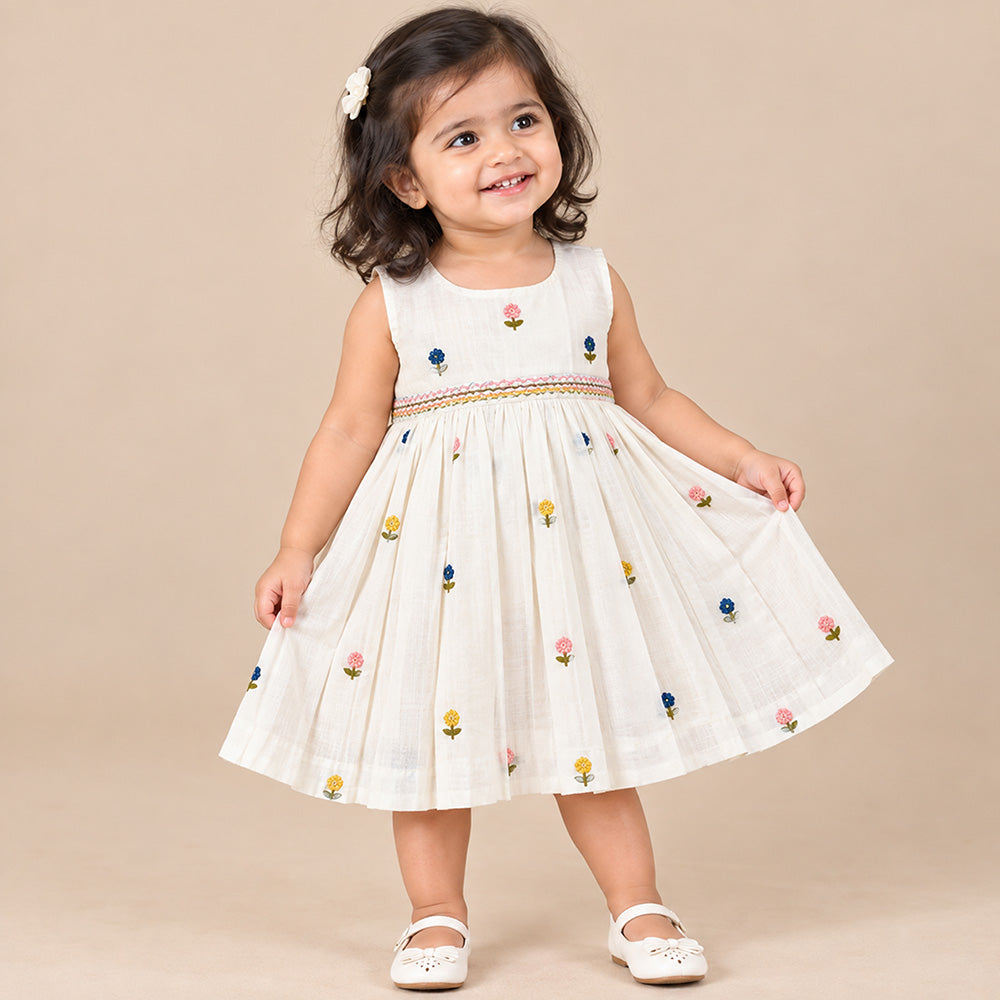 Multi Colour Flower Emb