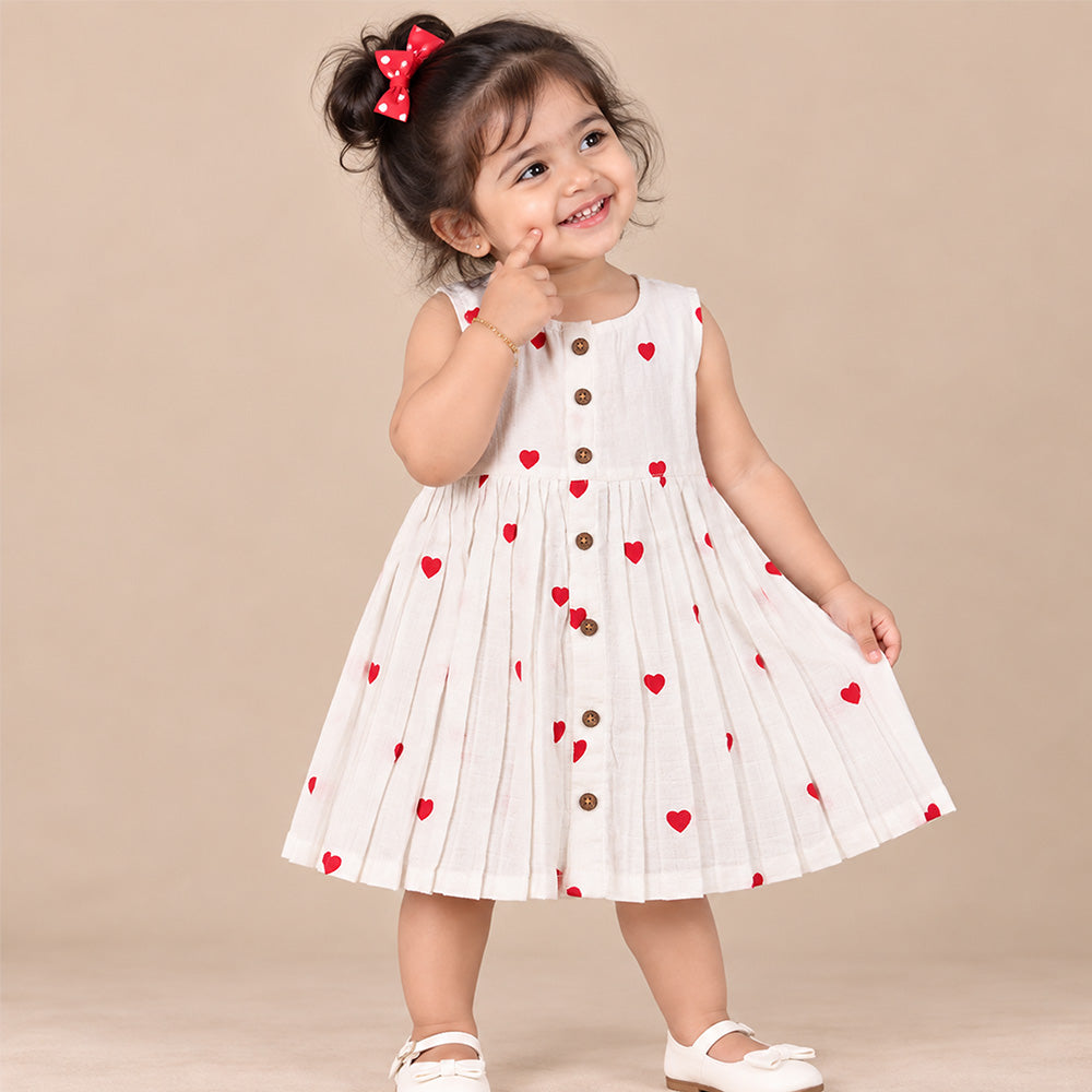 Muslin Red Heart