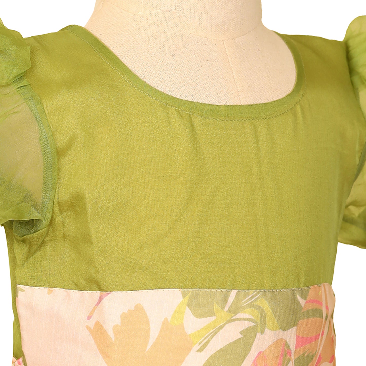 Green Muslin Dress
