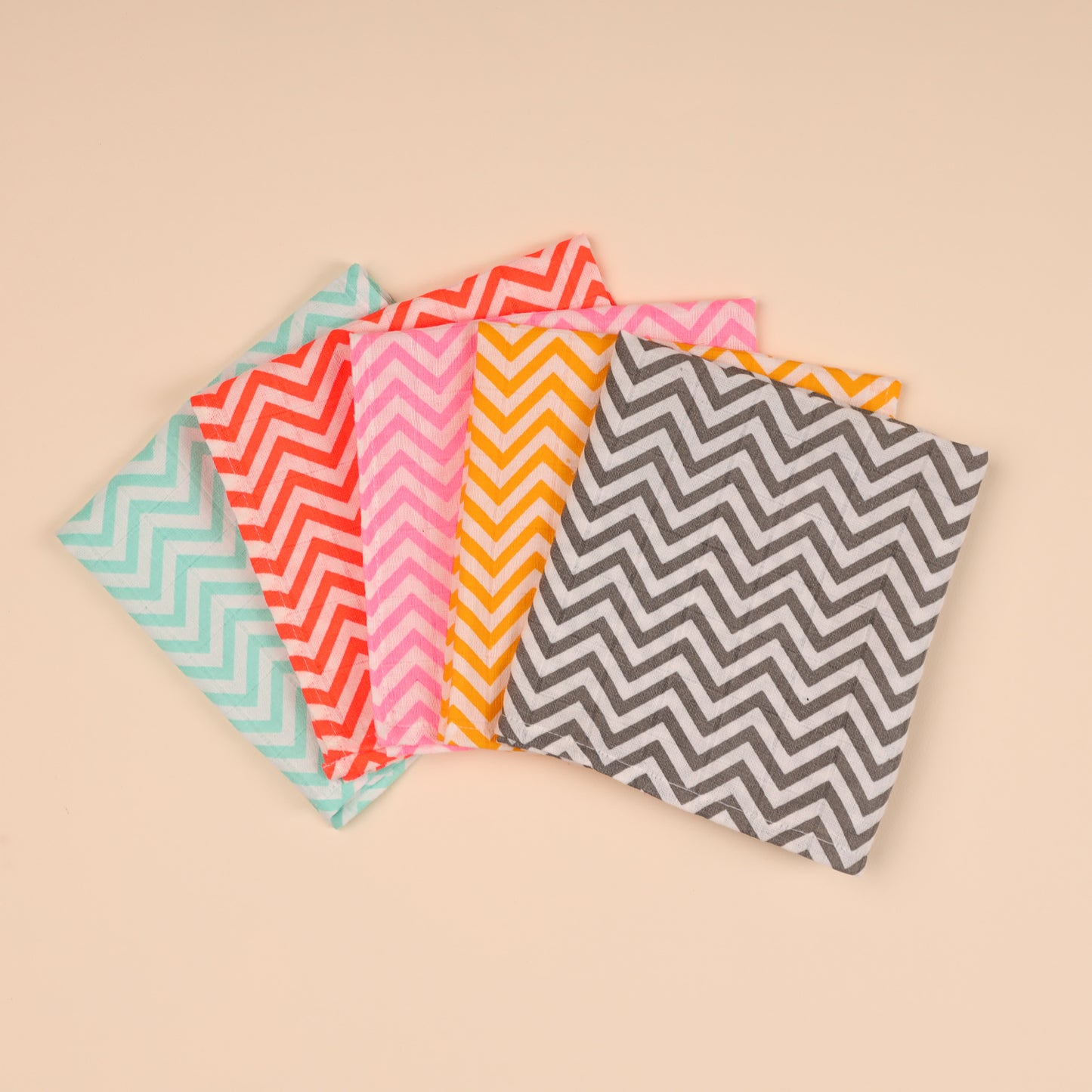 Chevron-Pack Of 3(Assorted)