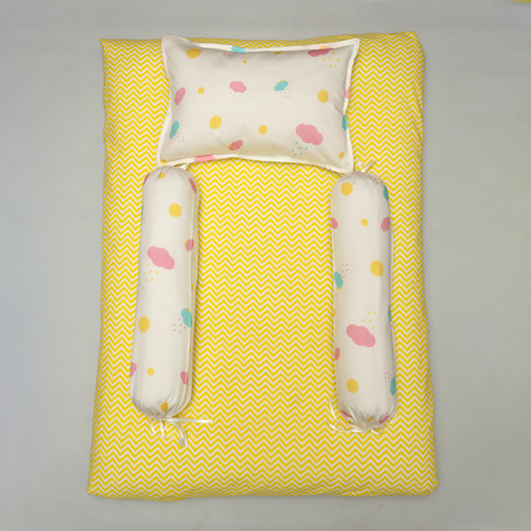 Kapok Silk Bedset - Raining Clouds