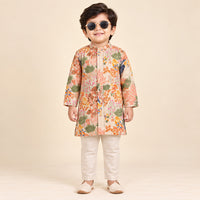 Beige Muslin Set
