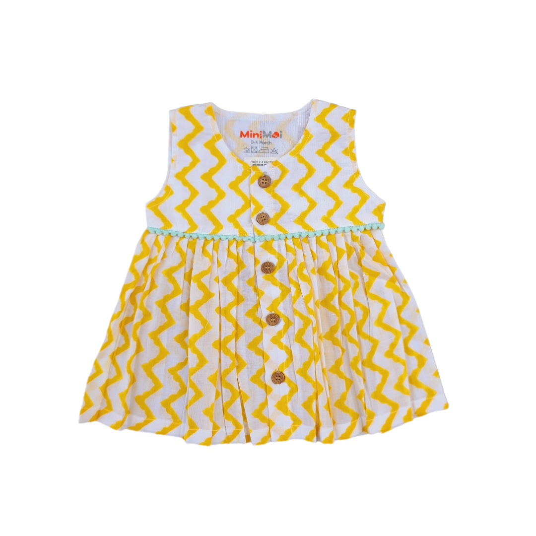 Sunshine Yellow Chevron