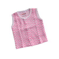 Pink Chevron-Muslin Jabla