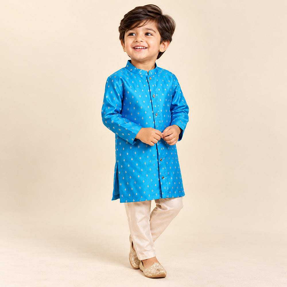 Blue breeze silk set