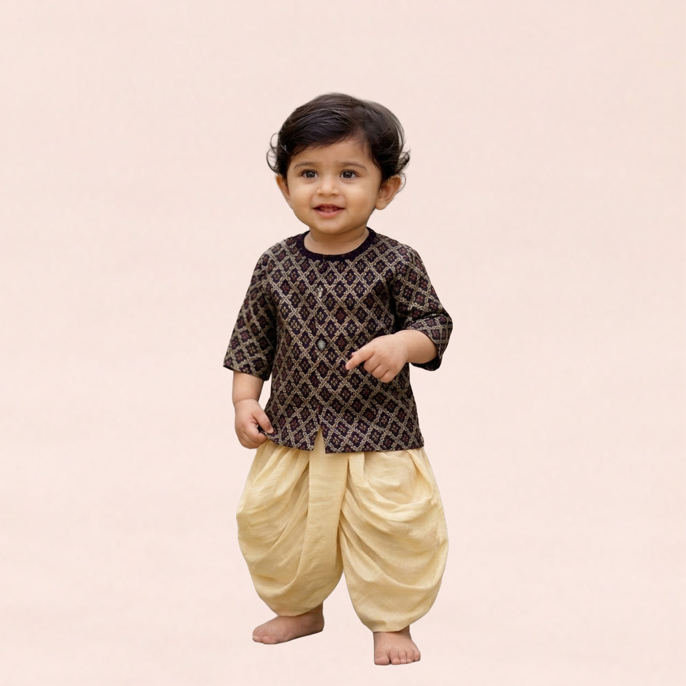 Dark Blue & Beige Set
