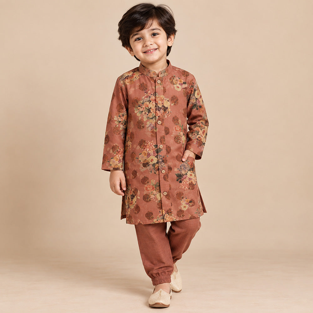 Brown Kurta