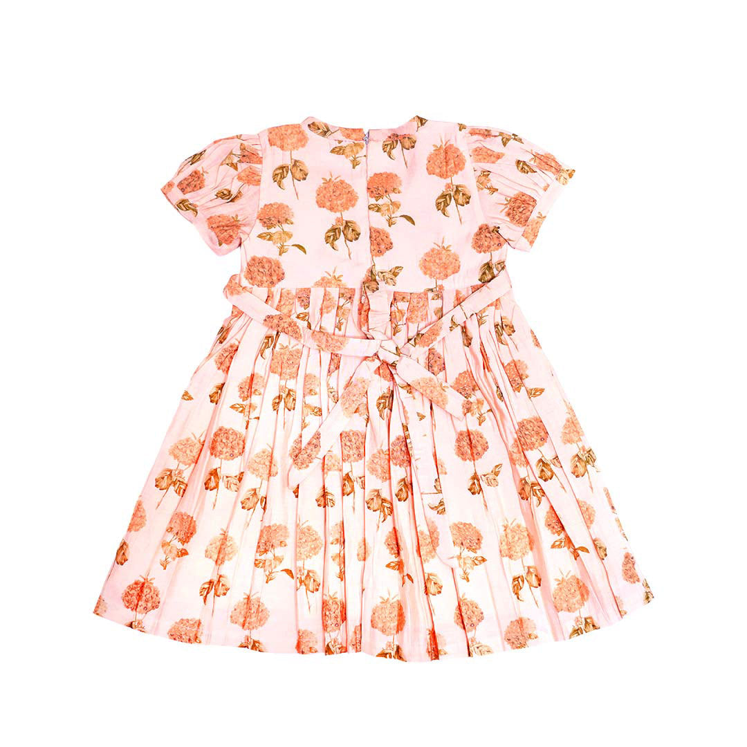 Peach Muslin Dress