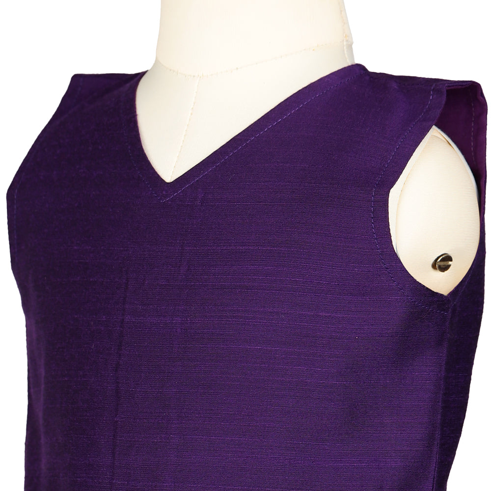 Vibrant Purple Bandhani