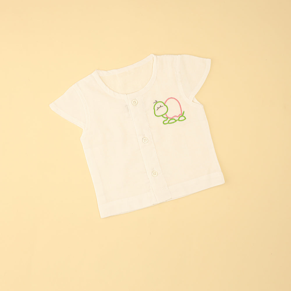 Turtle embroided jabla