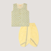 Blue Zari Dhoti