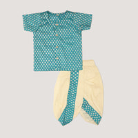 Blue Zari Dhoti