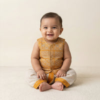 Mustard Silk Set