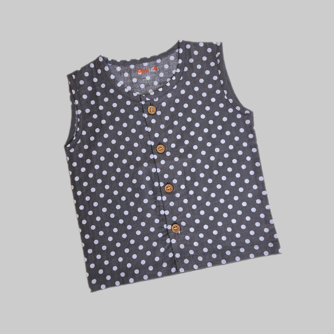 Grey&White Polka Dot - Jabla